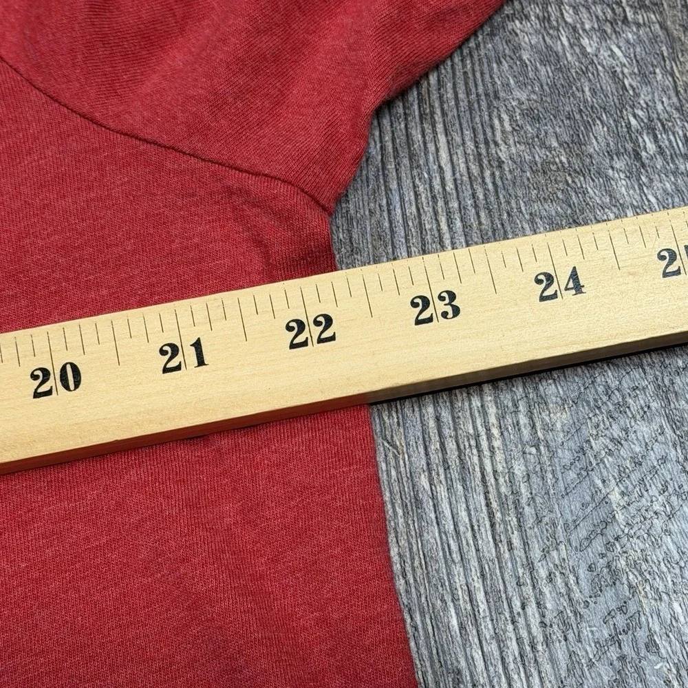 Polo Ralph Lauren Mens Large Long Sleeve T-Shirt Red Heather Pony Logo Crew Neck